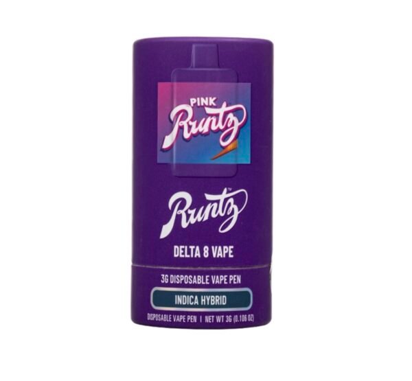 Pink Runtz  (Indica Hybrid)-Cookies Delta 8 Disposable 3G - Image 2