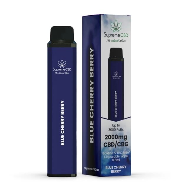 CBD Disposable Vape - Blue Cherry Berry (2000mg)