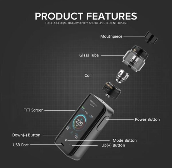 Vaporesso LUXE 2 Kit with NRG-S Tank (220W, 8ml) - Image 19