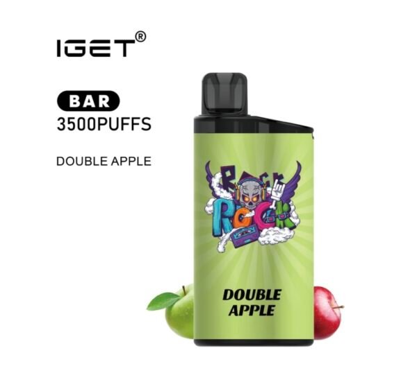 IGET BAR DOUBLE APPLE 3500 PUFFS