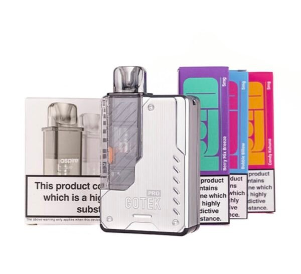 Aspire GoTek Pro Pod Kit Bundle - Image 2