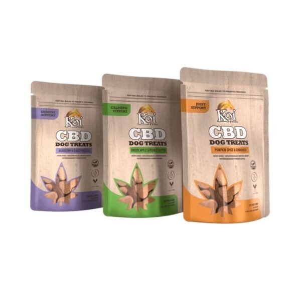 Koi CBD Dog Treats 150 mg (Green Apple & Peanut Butter) - Image 2