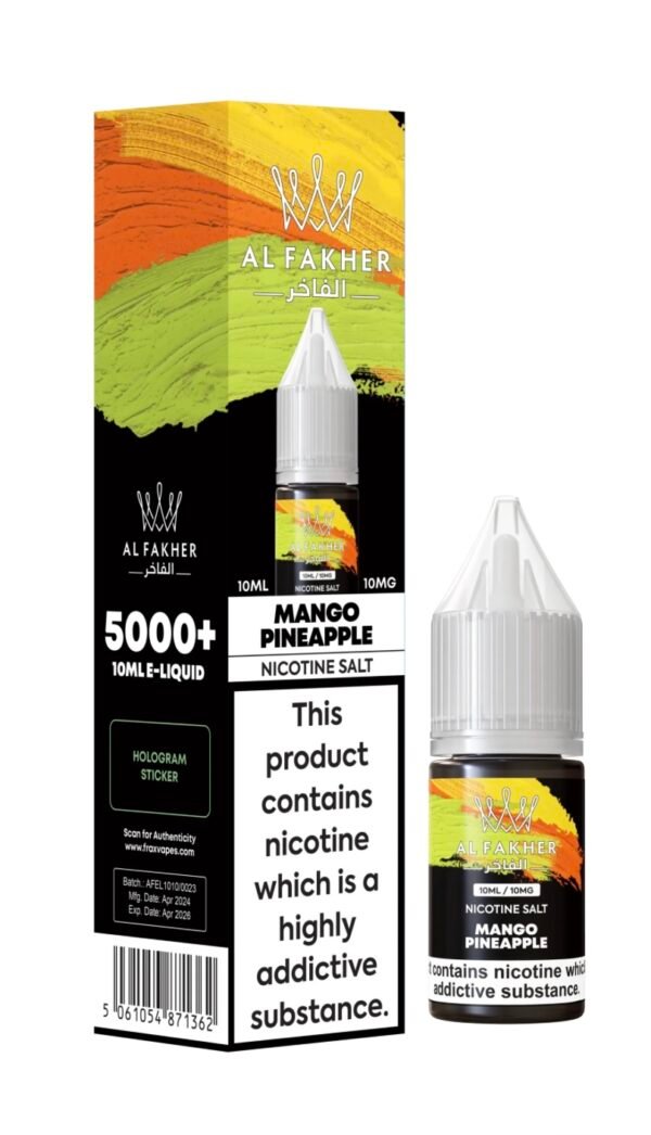 E-LIQUIDS 10MG 10ML MANGO PINEAPPLE